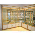 Beautiful lockable Display Glass Cabinets with LED light